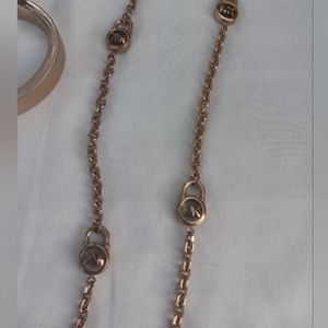 Michael Kors Long Necklace Gold